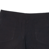 ADIDAS Womens Casual Shorts Black Relaxed UK 12 W36