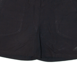 ADIDAS Womens Casual Shorts Black Relaxed UK 12 W36