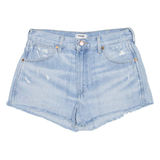 WRANGLER Womens Denim Shorts Blue Relaxed S W27