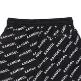 KANGOL Mesh Lining Mens Swimming Shorts Black Relaxed S W28