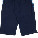 UMBRO Mesh Lining Mens Pedal Pushers Shorts Blue Relaxed L W28