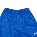 UMBRO Mens Sports Shorts Blue Relaxed S W23