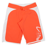 ADIDAS Womens Pedal Pushers Shorts Pink Relaxed UK 14 W33