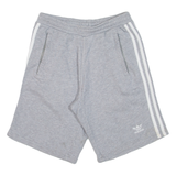 ADIDAS Mens Casual Shorts Grey Relaxed XS W26