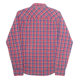 TOMMY HILFIGER Regular Mens Shirt Red Plaid Long Sleeve L