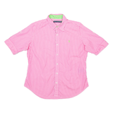 POLO SPORT RALPH LAUREN Mens Shirt Pink Striped M