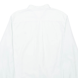 TOMMY HILFIGER Mens Plain Shirt Grey Long Sleeve M