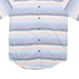 WRANGLER Mens Shirt Blue Striped 2XL