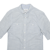 ALL SAINTS Mens Plain Shirt Grey 3/4 Sleeve S