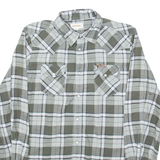 DIESEL Mens Shirt Grey Check Long Sleeve M