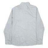 TED BAKER Mens Shirt Blue Crazy Pattern Long Sleeve L