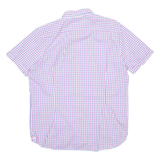 TED BAKER Mens Shirt White Check M
