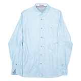TED BAKER Mens Formal Shirt Blue Long Sleeve M