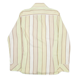 TED BAKER Mens Shirt Yellow Striped Long Sleeve L