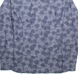 TED BAKER Mens Shirt Grey Floral Long Sleeve M
