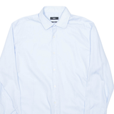 BOSS Mens Formal Shirt Blue Long Sleeve M