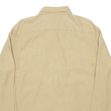 TED BAKER Mens Plain Shirt Beige Long Sleeve M