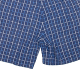 NAUTICA Rigger Mens Chino Shorts Blue Check M W36
