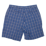 NAUTICA Rigger Mens Chino Shorts Blue Check M W36