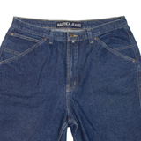 NAUTICA Mens Denim Shorts Blue Loose 90s L W38