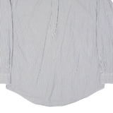 TOMMY HILFIGER Mens Shirt Blue Pinstripe Long Sleeve L