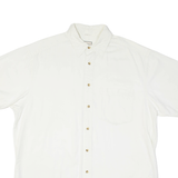 LE COLONIAL Mens Plain Shirt White XL