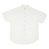 LE COLONIAL Mens Plain Shirt White XL