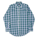 WRANGLER Mens Shirt Green Plaid Long Sleeve M