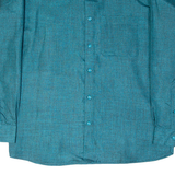 MARUTI Mens Plain Shirt Blue Long Sleeve L