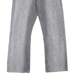LEVI'S 501 Jeans Customised Mens Grey Regular Straight Stone Wash W32 L27