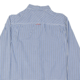 TOMMY HILFIGER Mens Shirt Blue Check Long Sleeve M