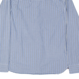 TOMMY HILFIGER Mens Shirt Blue Check Long Sleeve M
