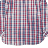 TOMMY HILFIGER Custom Fit Mens Shirt Red Plaid Long Sleeve XL