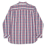 TOMMY HILFIGER Custom Fit Mens Shirt Red Plaid Long Sleeve XL