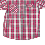 BENCH Mens Flannel Shirt Red Plaid L