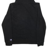 CHAMPION Womens Black Hoodie L