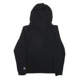 CHAMPION Womens Black Hoodie L