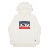 LEVI'S Mens White Hoodie XS