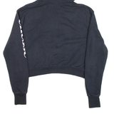 ELLESSE Cropped Womens Black Hoodie UK 8