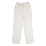 BLUE WILLI'S Womens Trousers White Regular Straight 90s W26 L30