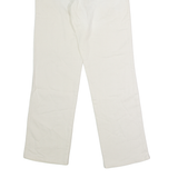 BLUE WILLI'S Womens Trousers White Regular Straight 90s W26 L30