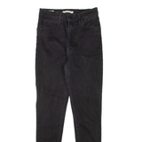 LEVI'S Mile High BIG E Womens Jeans Black Slim Skinny W26 L30