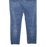 7 FOR ALL MANKIND Josefina Distressed Womens Jeans Blue Slim Skinny W31 L28