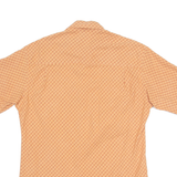 CHAPS RALPH LAUREN Mens Shirt Orange Check M