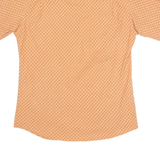 CHAPS RALPH LAUREN Mens Shirt Orange Check M