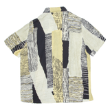 CREATION ATELIER GJ Mens Shirt Yellow Crazy Pattern M