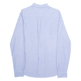 WRANGLER Regular Mens Plain Shirt Blue Long Sleeve S