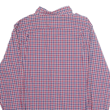 NAUTICA Classic Fit Mens Shirt Red Check Long Sleeve L