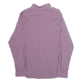 NAUTICA Classic Fit Mens Shirt Red Check Long Sleeve L