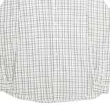 NAUTICA Mens Shirt Cream Check Long Sleeve L